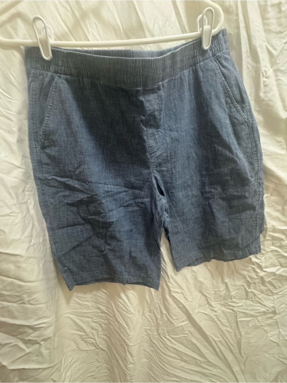 Lands' End Light Blue Women's Pull-On Bermuda Shorts